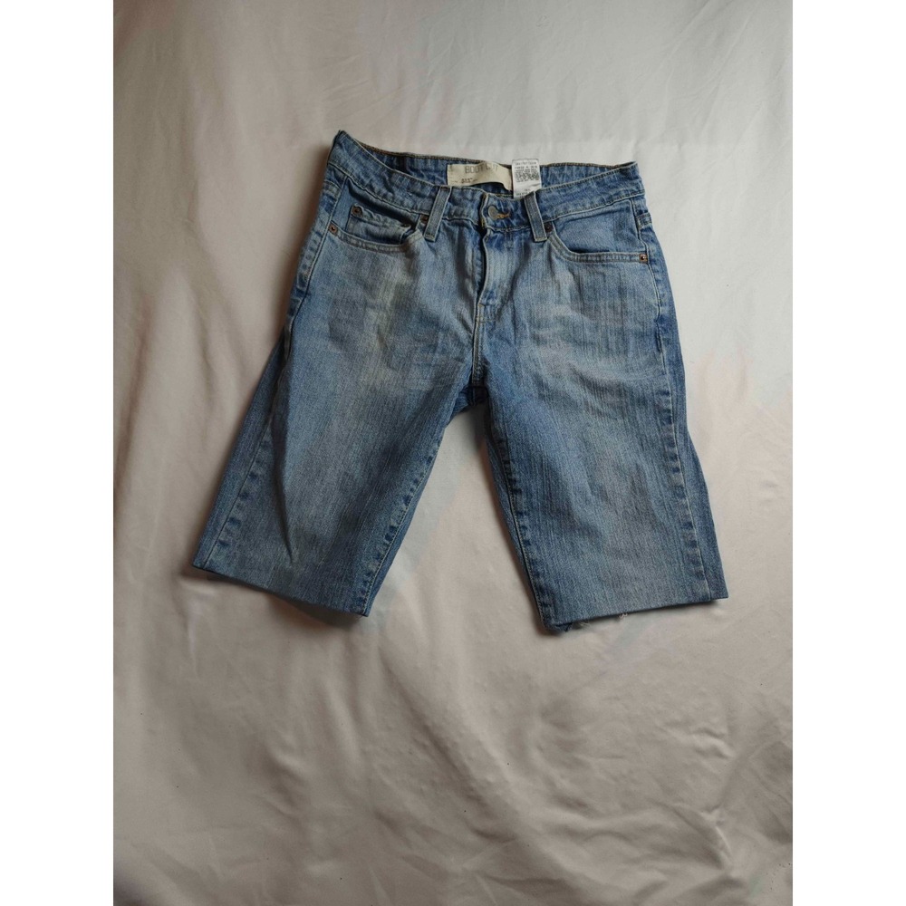 Levi's 515 Jean Shorts Womens Size 4 Blue Denim Cut Off Bermuda Outdoor Retro